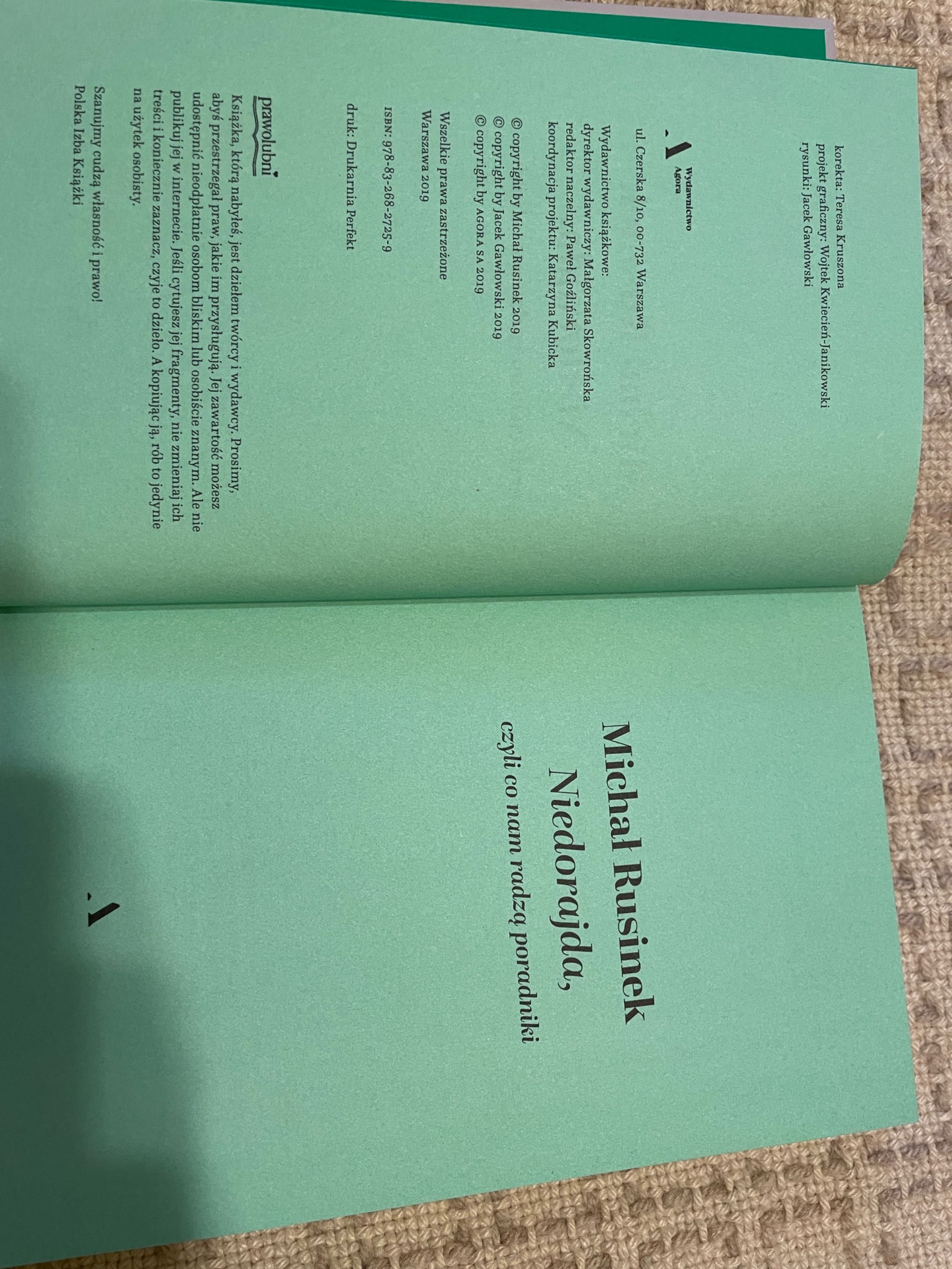 Niedorajda, czyli co nam radzą poradniki - Michał Rusinek książka