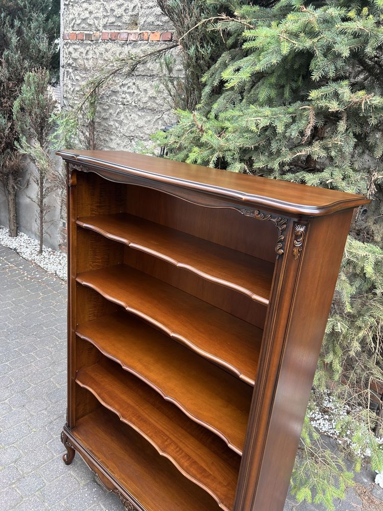 Stylowy Regał Ludwikowski Warrings Biblioteka Kredens Po Renowacji