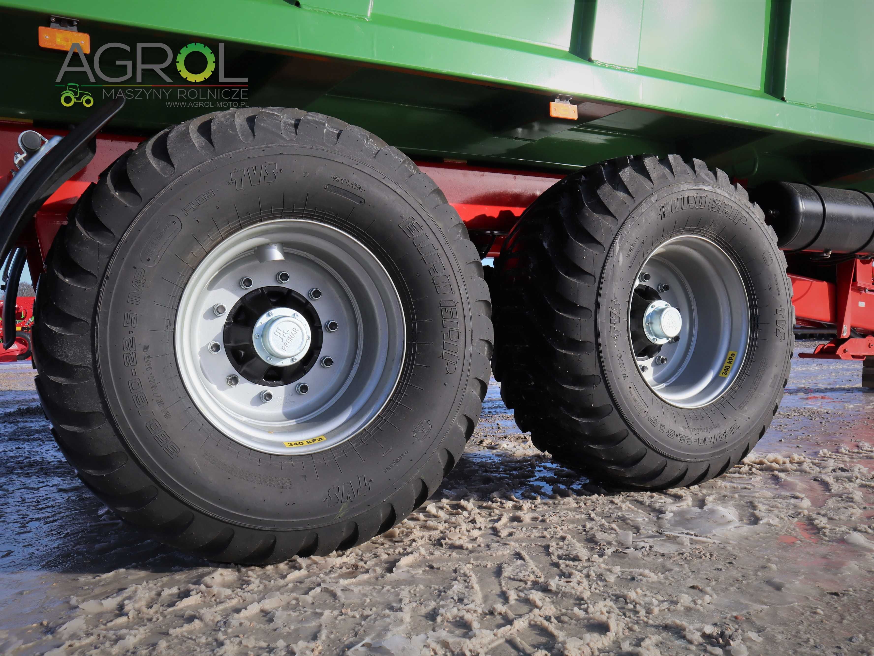 Przyczepa skorupowa 14t T669 Pronar od ręki tandem