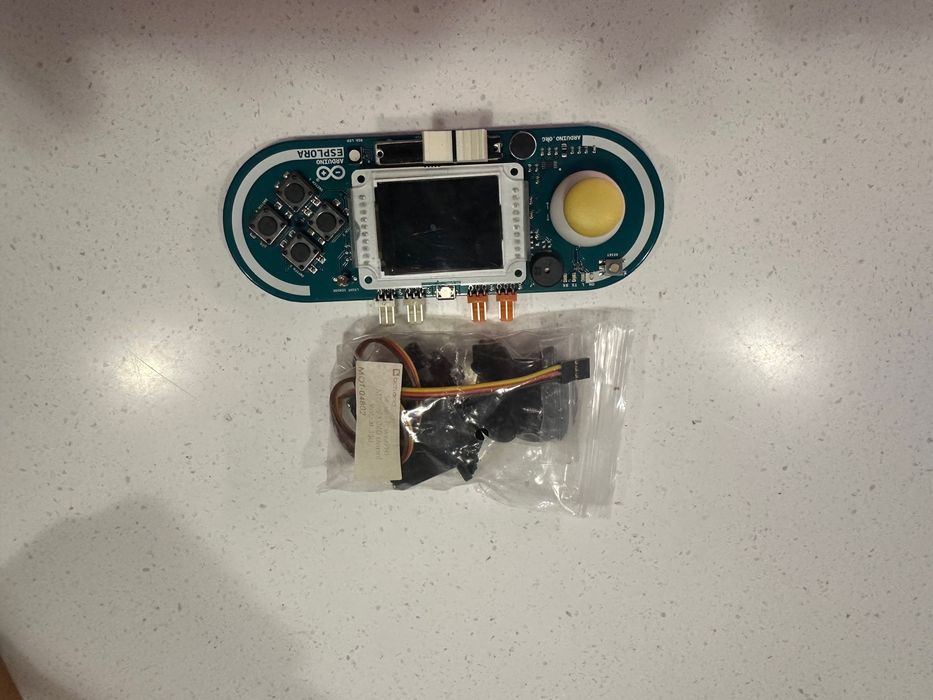 Duży zestaw elektroniki Arduino, czujników, serw, silników...