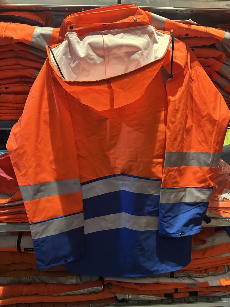 Kurtki Odblaskowe Przeciwdeszczowe S-3XL *WIOSNA*