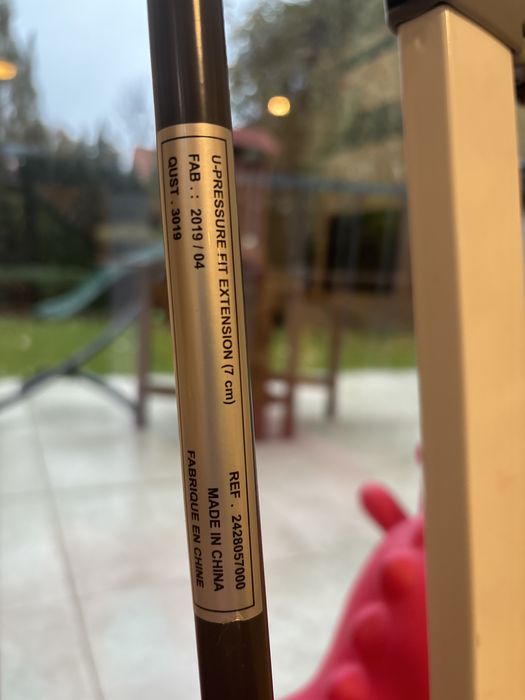 Jedna bramka barierka z pojedynczym przedluzeniem