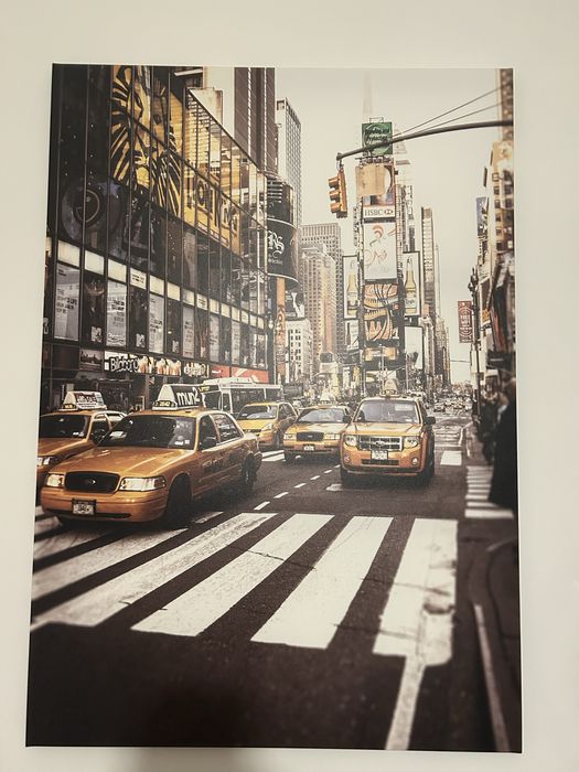 Obraz z ikea New York zółte taksówki