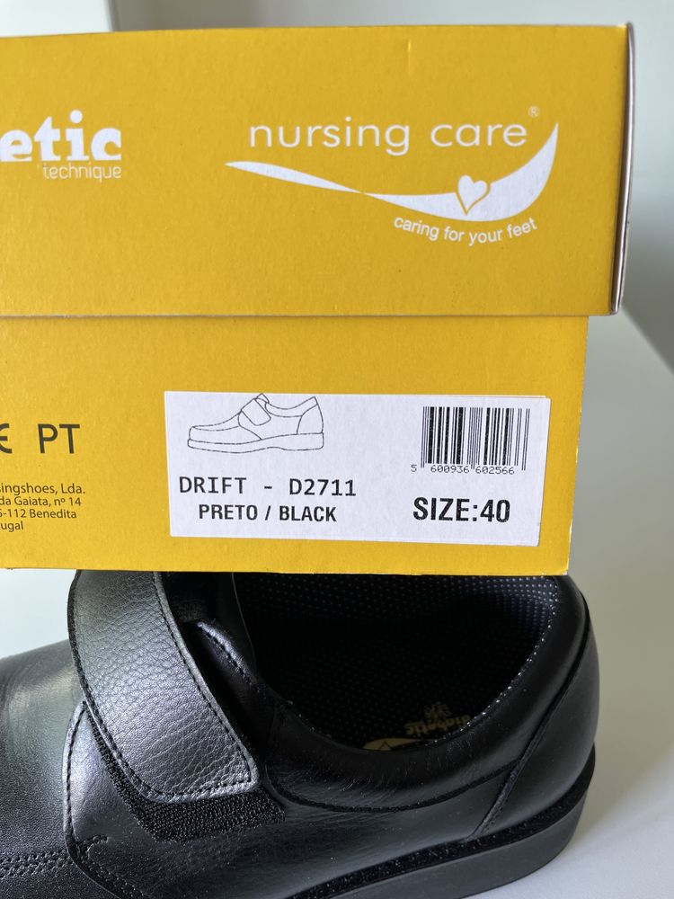 Sapatos pé diabético