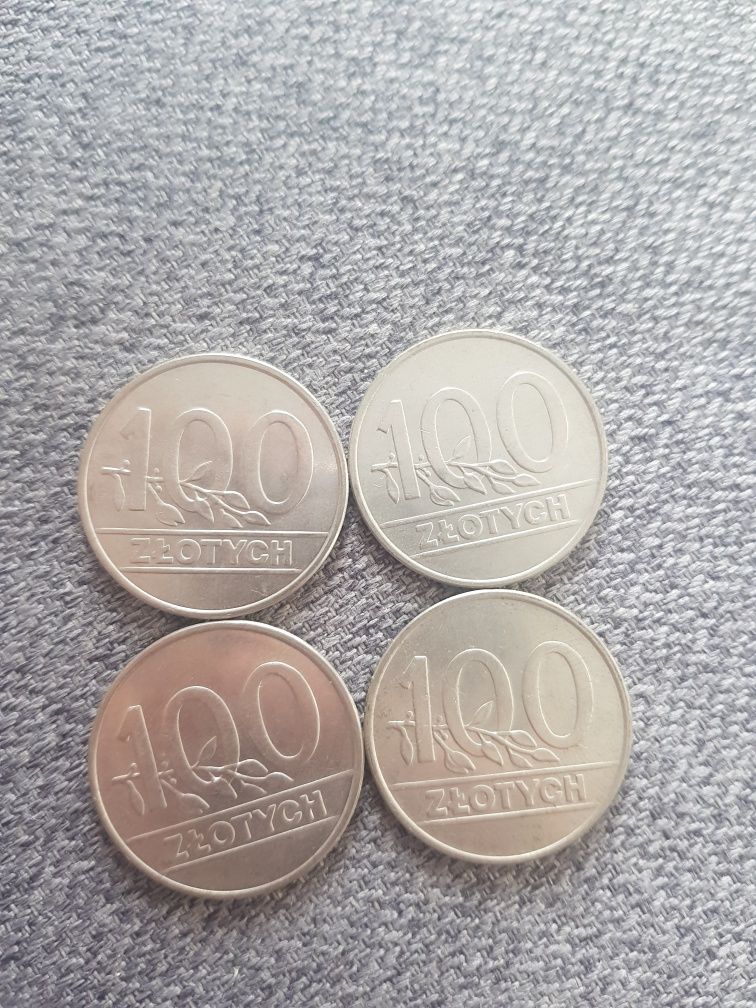 Moneta | 100 złotych | 1990 | 4 szt.
