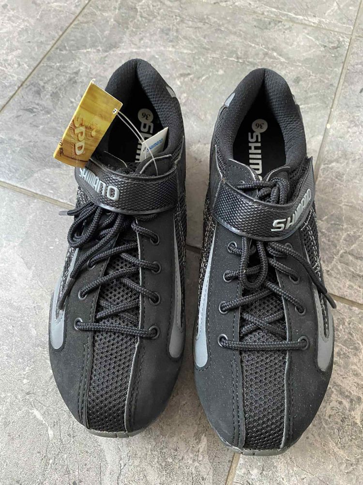 Czarne buty kolarskie rowerowe Shimano 36 spd