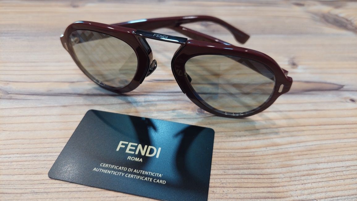 Чоловічі  окуляри -авіатори  з  галограммой Fend Men i FF M0104/S