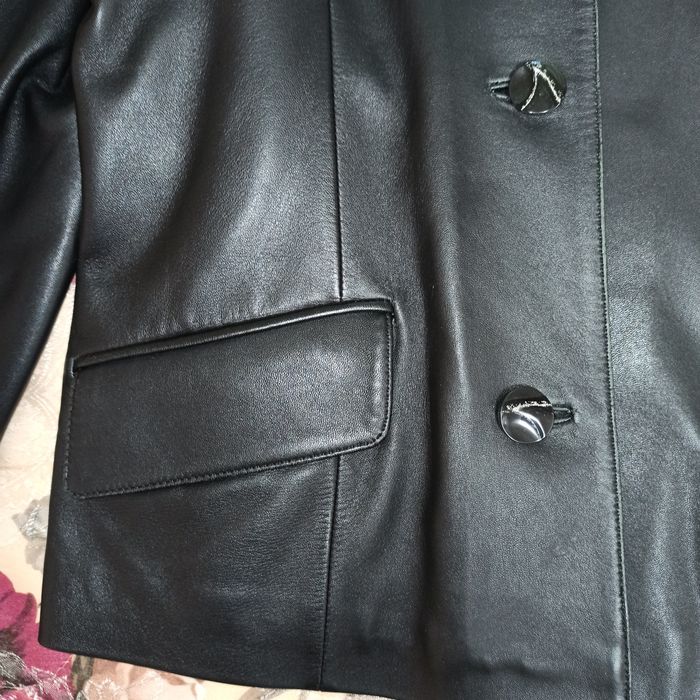 Классный пиджак - куртка кожа р.42