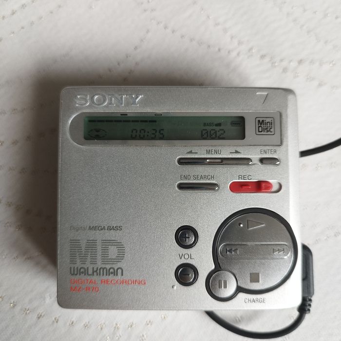 odtwarzacz Walkman MiniDisc Sony MZ-R70