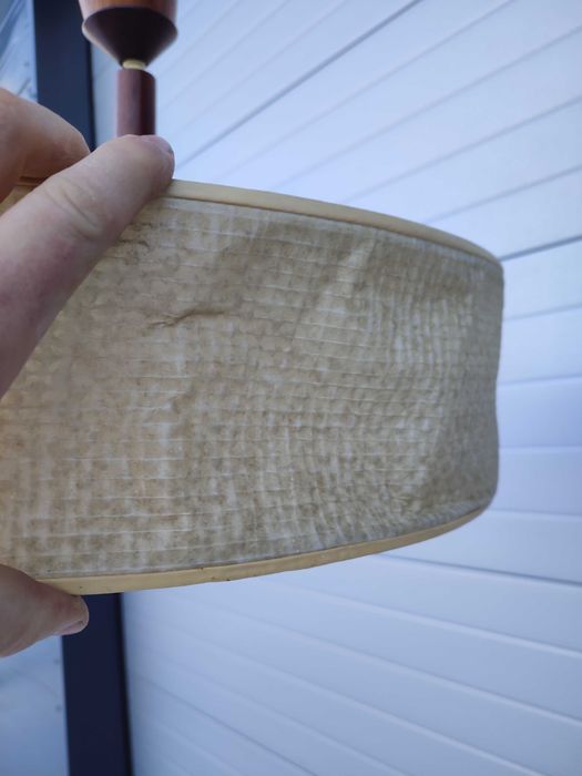 Tekowa Lampa - żyrandol - Teak - vintage - design