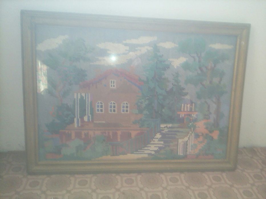 картина вишита хрестиком старовинна