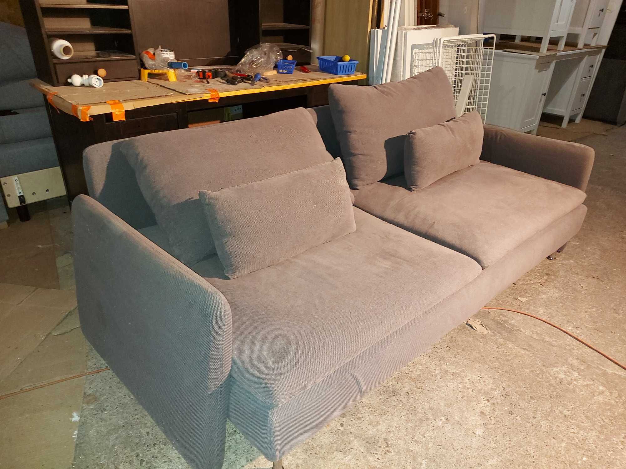 Sofa IKEA Soderharm 2/3 osobowa z pokrowcem Fridtuna - dostawa gratis
