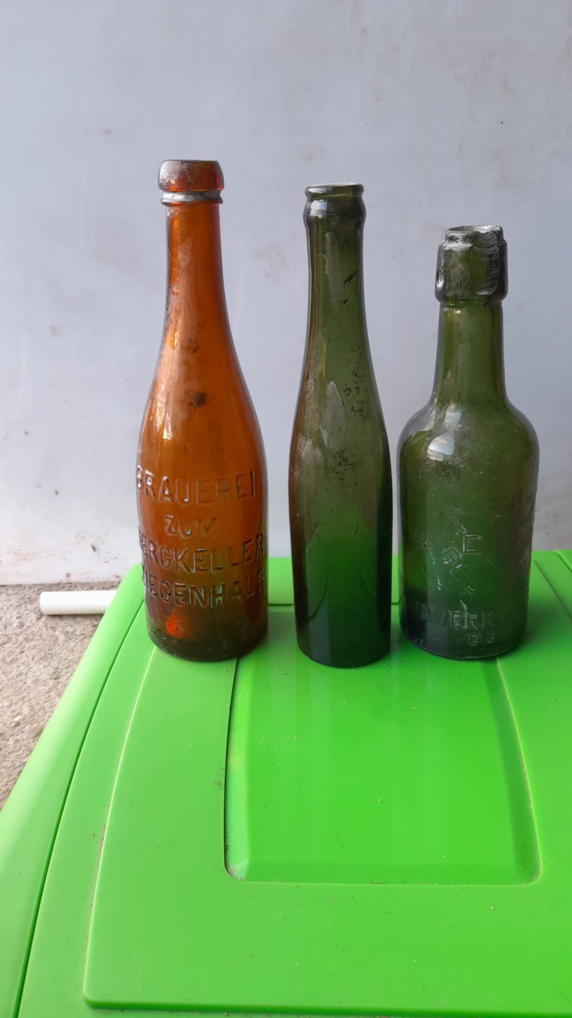 Butelki  (stare poniemieckie )