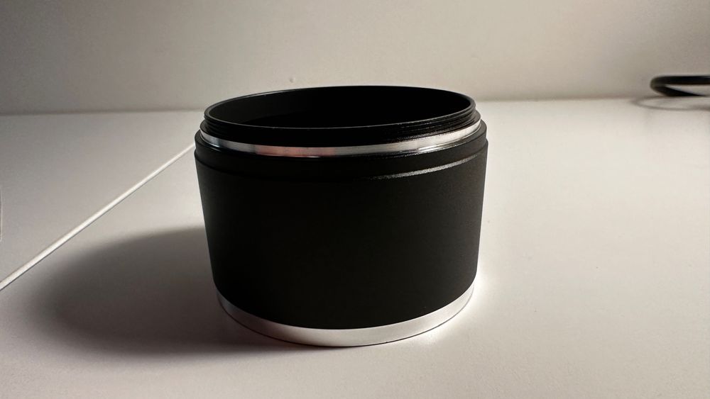 Pára sol para objetivas de 55 mm + tampa frontal - NOVO