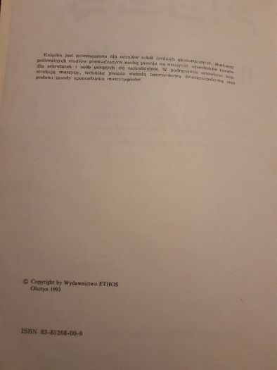 Piszę na maszynie