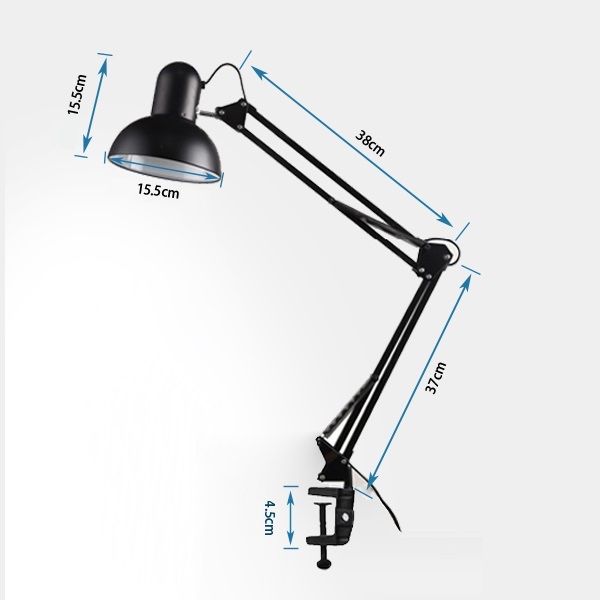 Лампа на стіл з кріпленням на струбцині