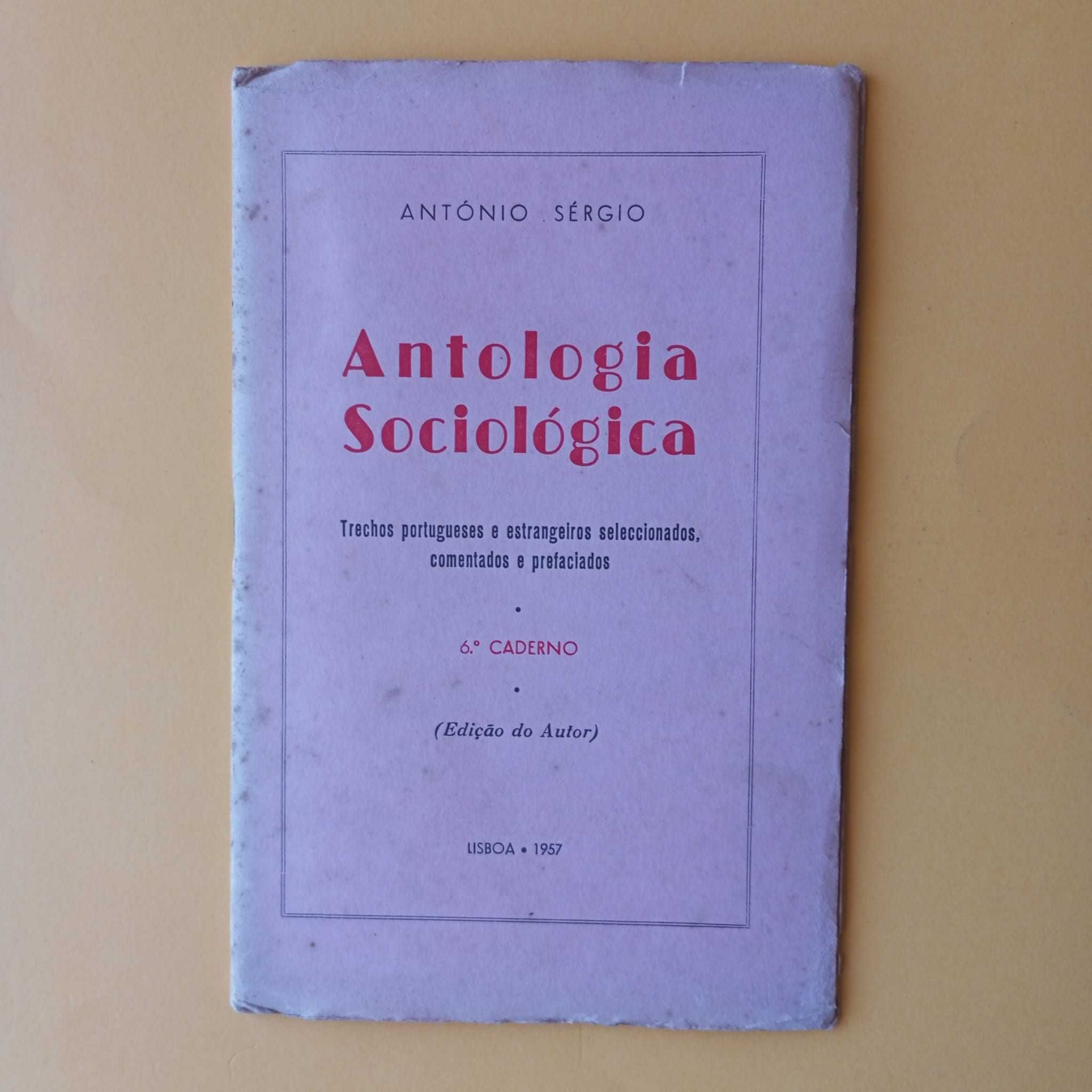 Coleção de Livros Mistos - Antologia Sociológica - Antonio Sérgio