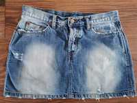 Spódnica jeansowa mini h&m 38 M