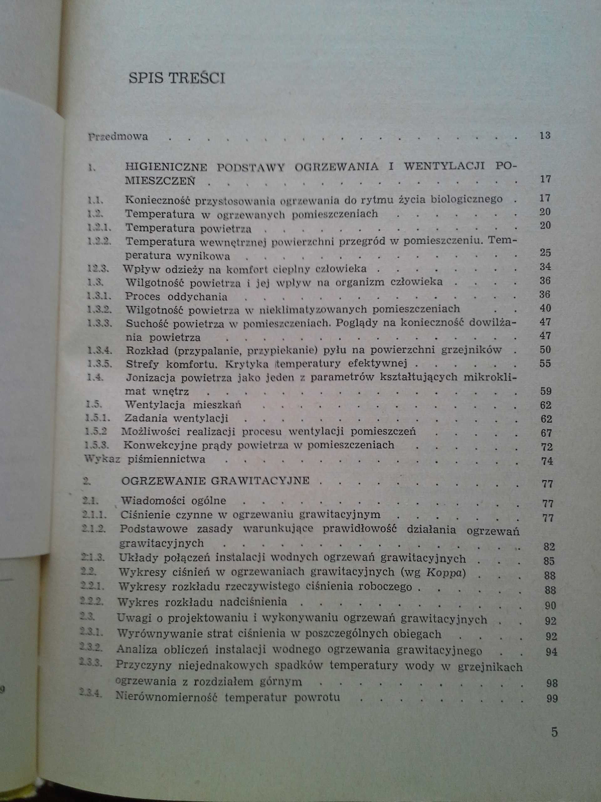 Centralne Ogrzewanie Regulacja i Eksploatacja, J.S. Mielnicki, wyd. I.