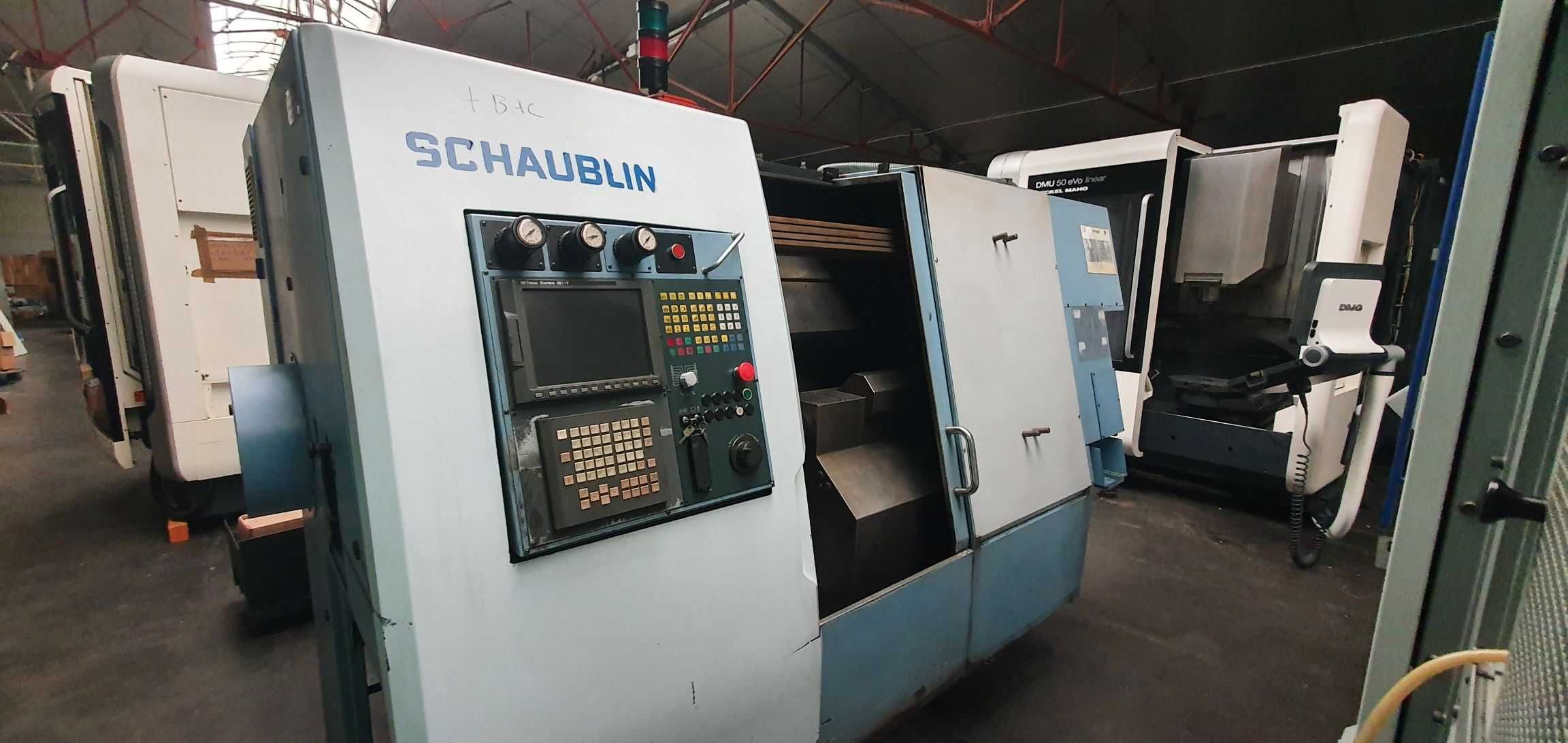 Токарний з ЧПУ, котршпиндель, 2 осі С, оснащення SCHAUBLIN 42S TM-5
