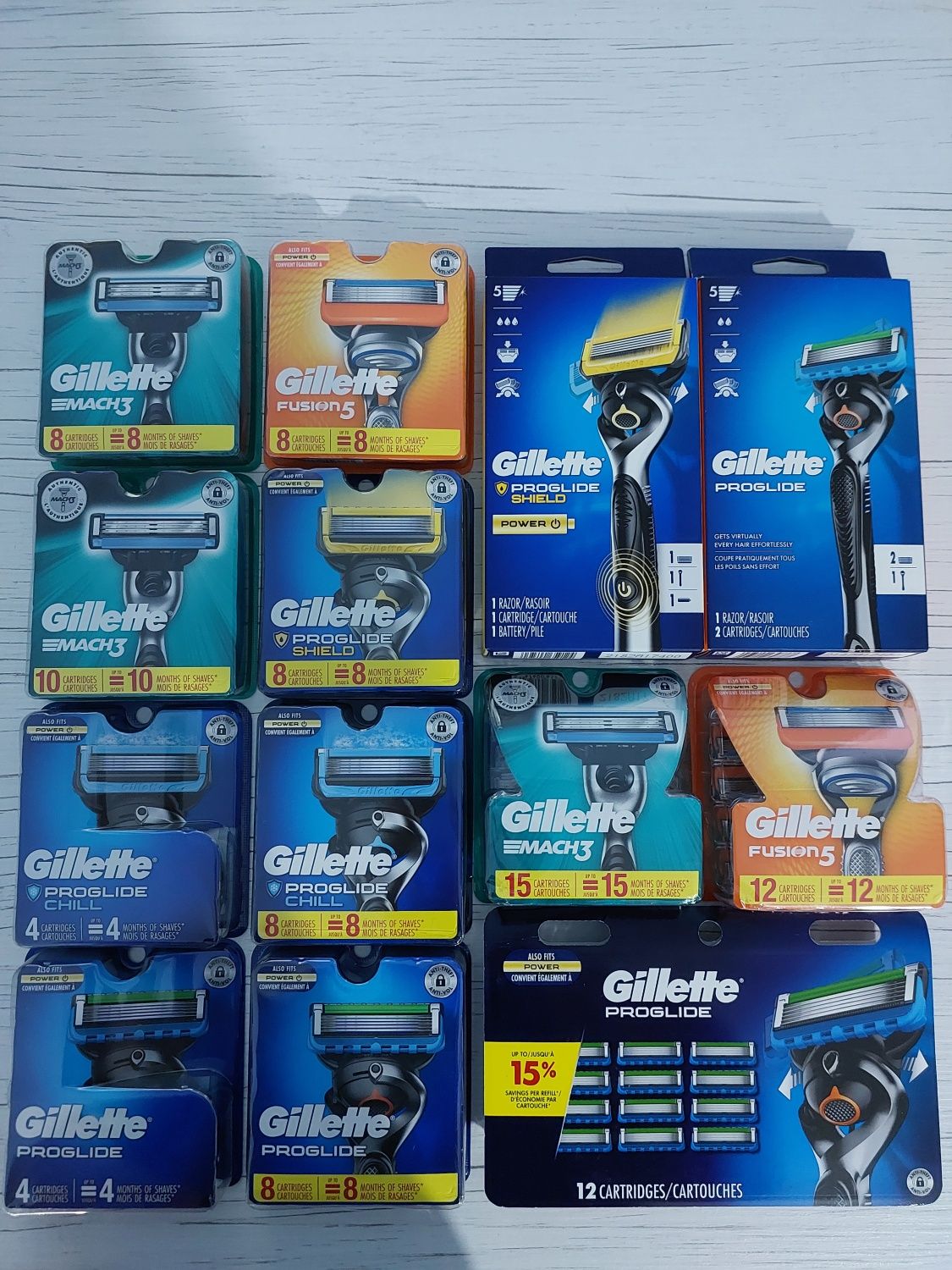 Gillette Fusion proGlide, USA, США ,Power. fusion