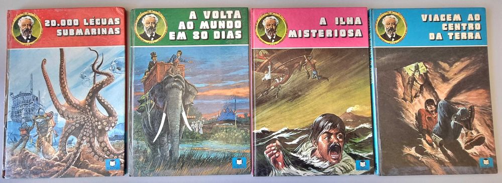 Colecção Júlio Verne em Banda desenhada, 4 volumes