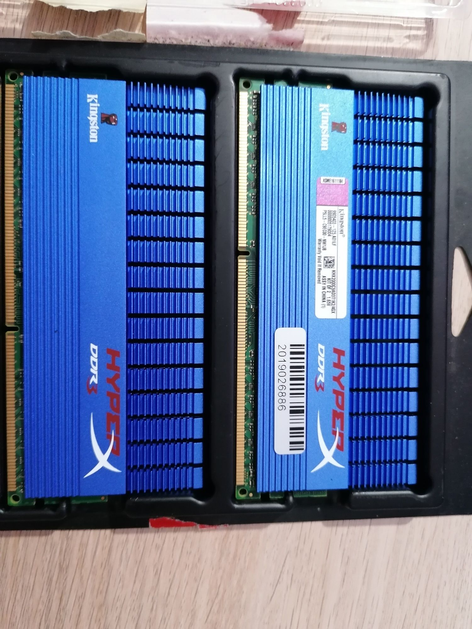 Memória RAM 4GB DDR3 Hyper X