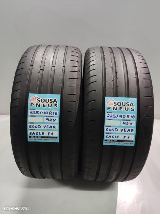 2 pneus semi novos 225-40r18 good year - oferta dos portes
