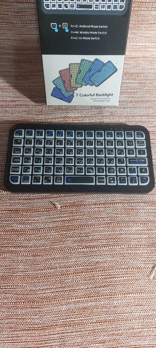 Міні клавіатура М7 з підсвіткою 7 кольорів
