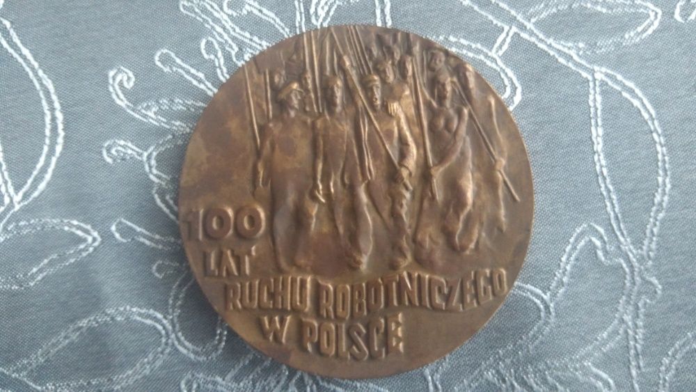 medal klipa prl pzpr PŻM Szczecin 1982