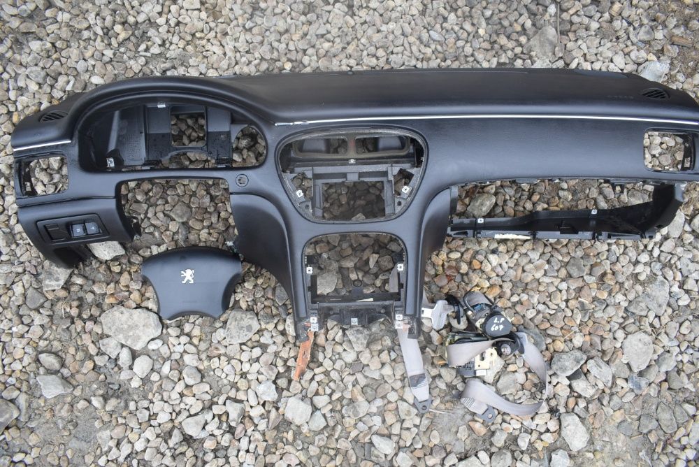konsola kokpit 2X PASY 2X AIRBAG PEUGEOT 607 2.7 HDI 06R