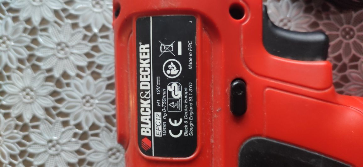 Black Decker Wkrętarka 12V