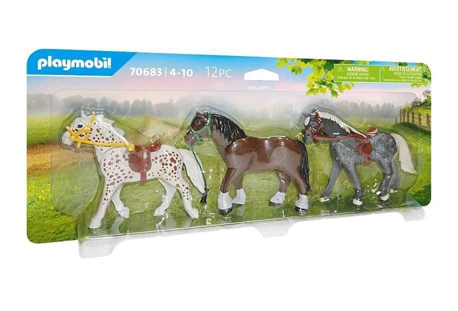 Playmobil 70683 Pack 3 Cavalos
