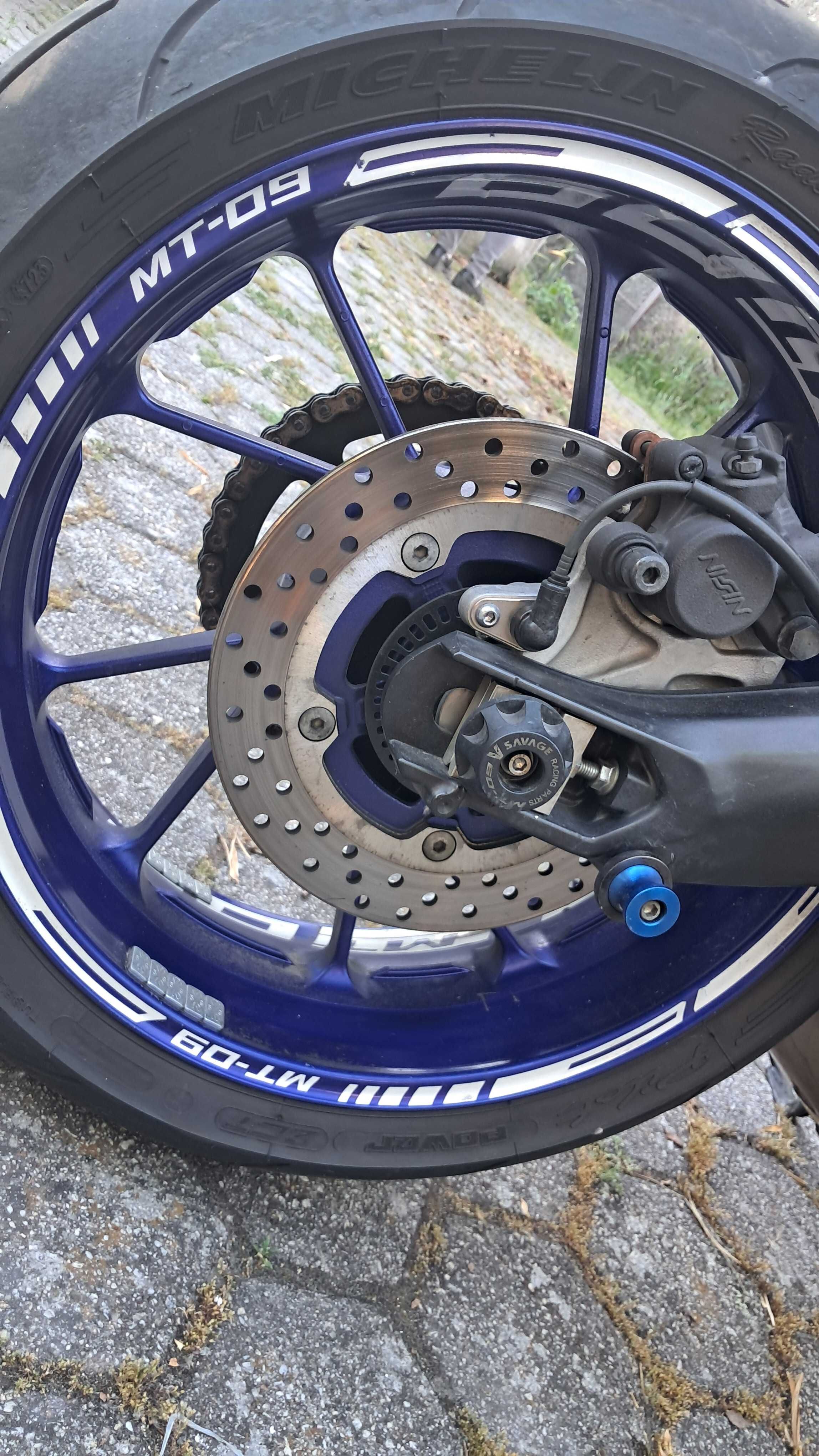 Yamaha mt  09 moto com varios extras