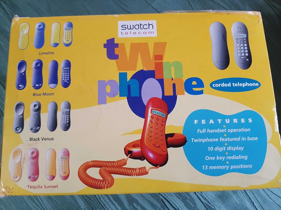 Telefone Fixo da Swatch Telecom -  Twin Phone