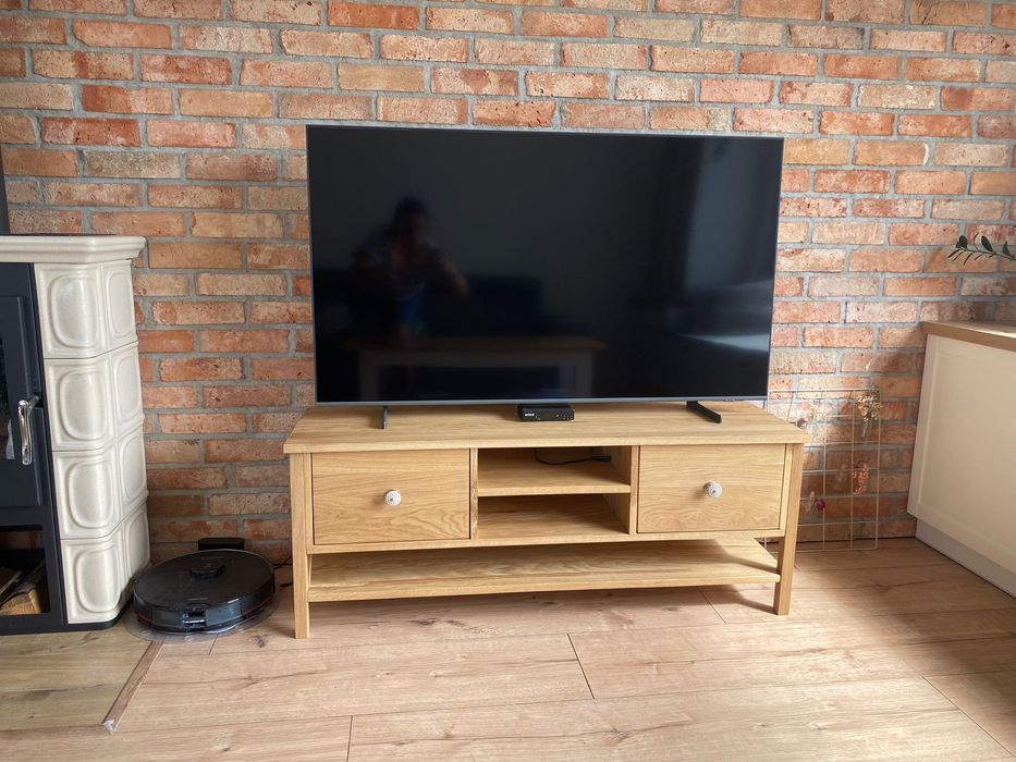 Szafka rtv dębowa lita