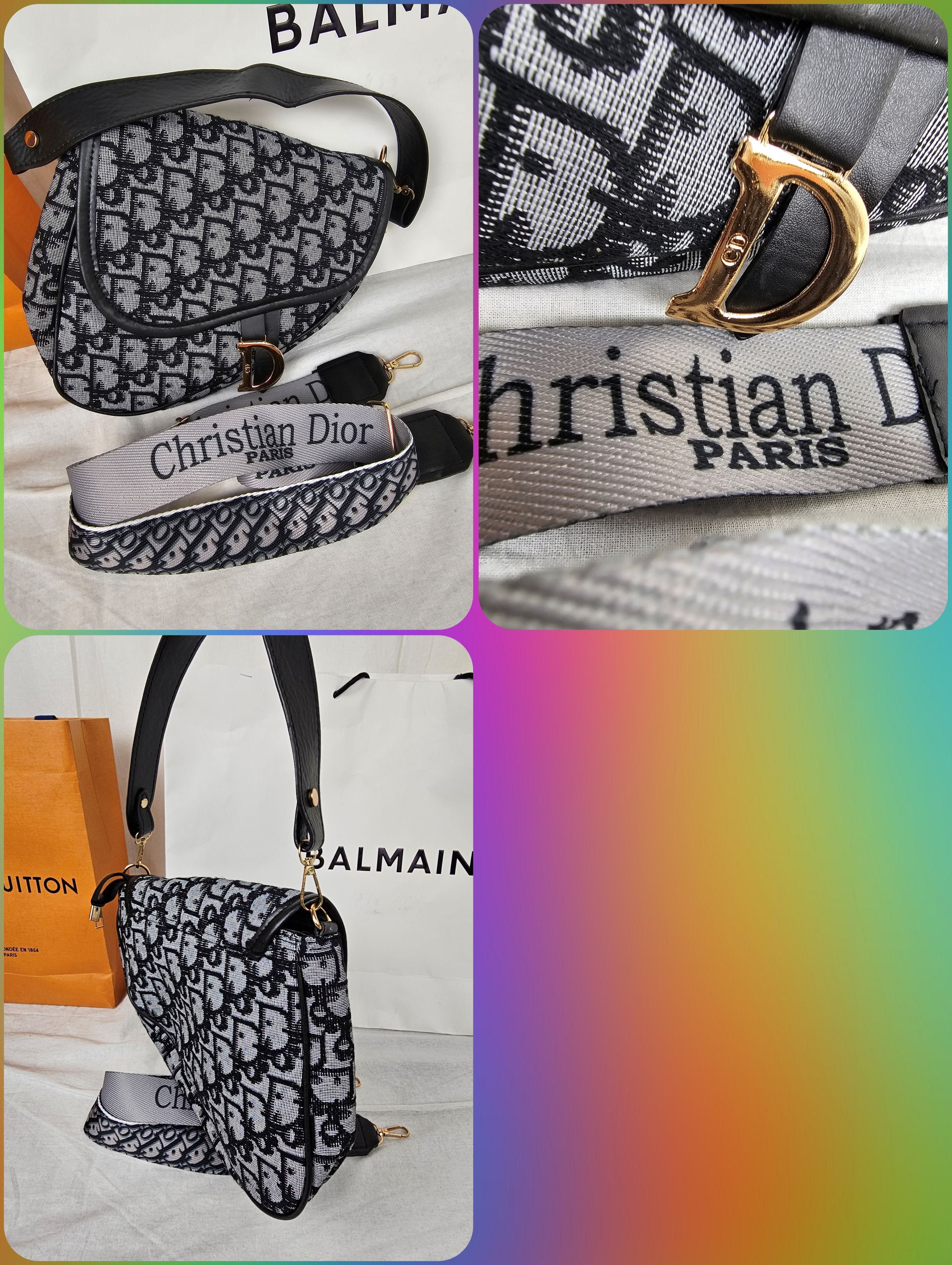 Torebka siodło Christian Dior z monogram torebka damska