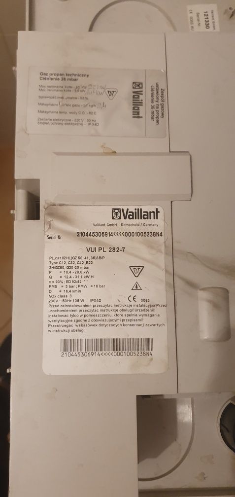 Piec gazowy dwu funkcyjny Vaillant