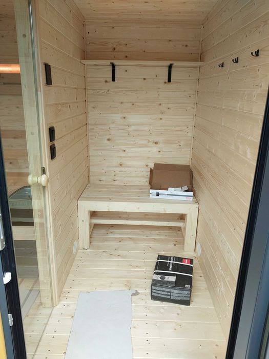 Sauna Ogrodowa z Przedsionkiem 3,5 m x 2,2 m