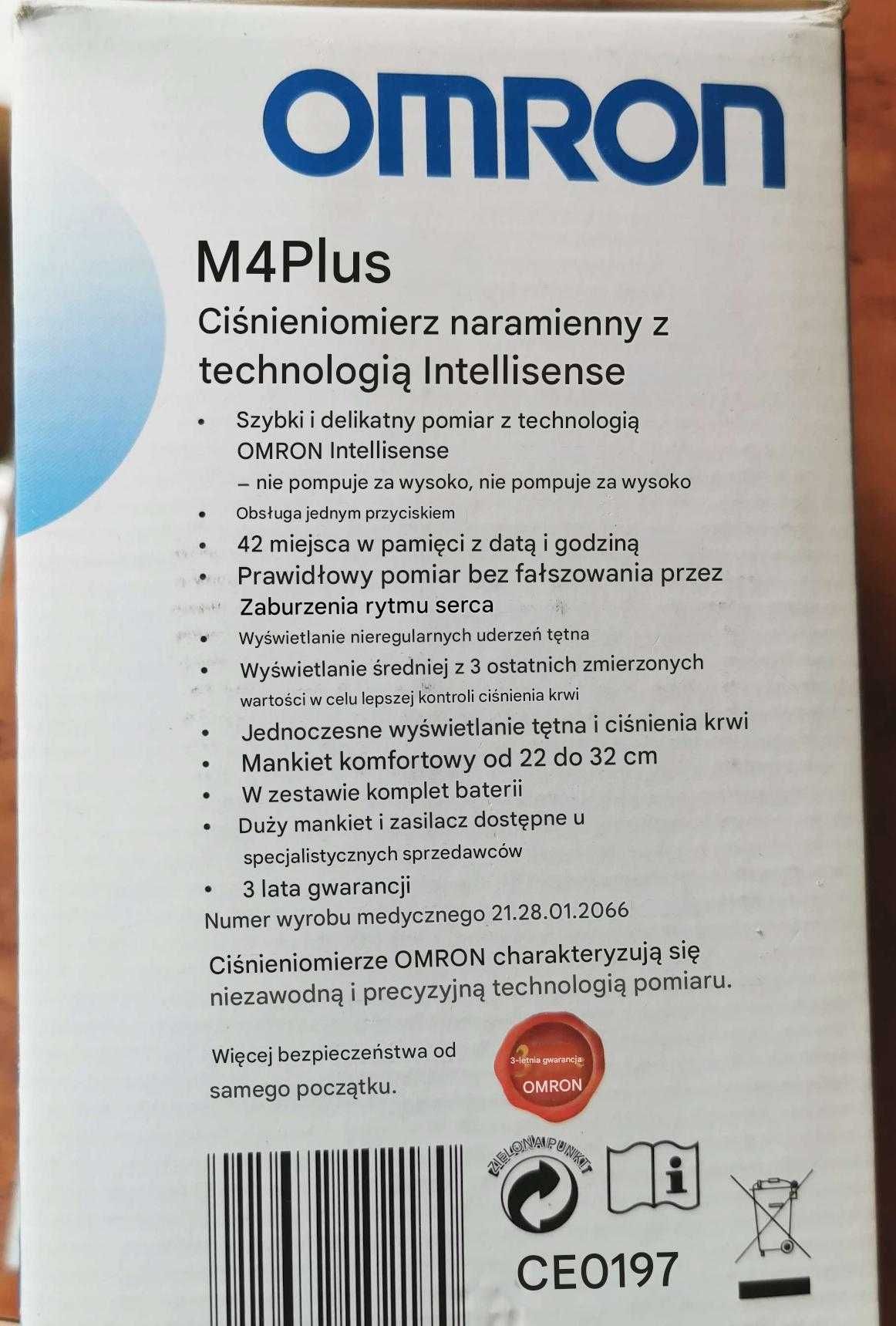 Ciśnieniomierz automatyczny NOWY OMRON M4 PLUS