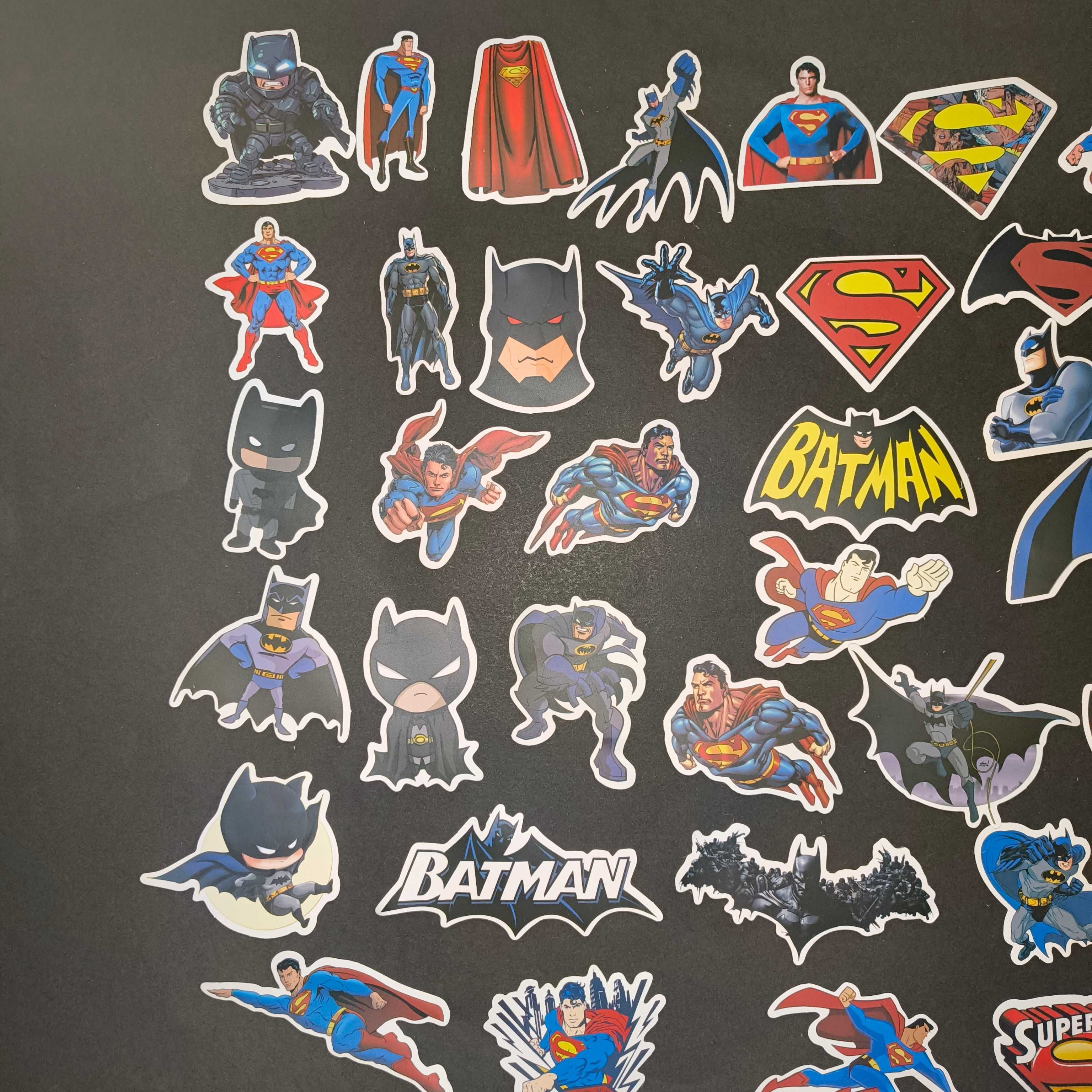 45 Autocolantes Super Heróis Batman Spider Man