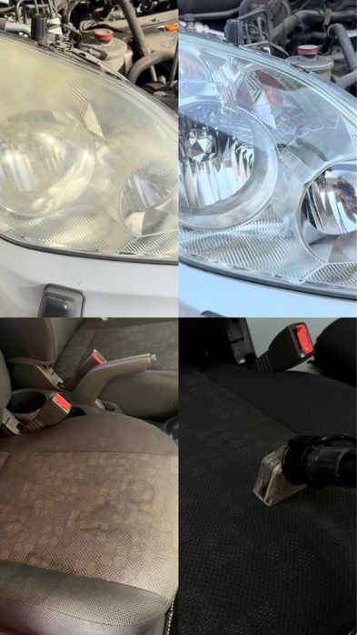 Pranie tapicerki, polerowanie/zabezpieczenie lakieru/lamp