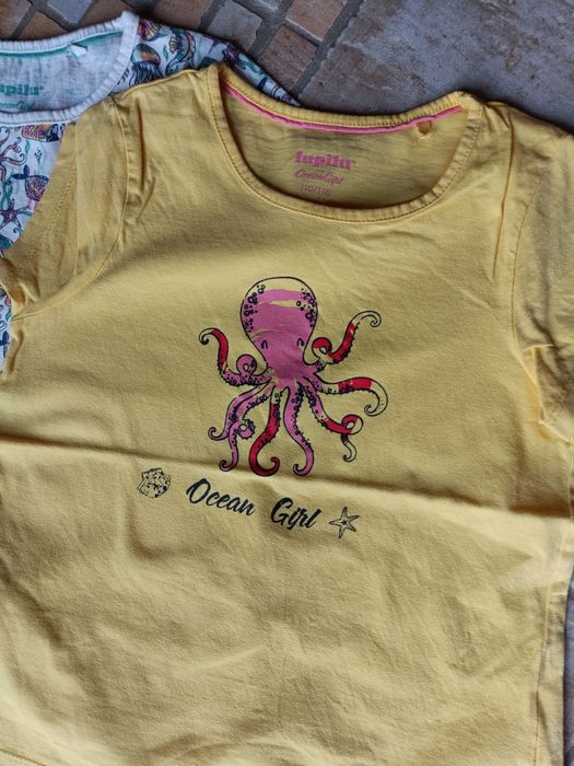 T-shirt, koszulka Lupilu, r. 110/116, dla dziewczynki