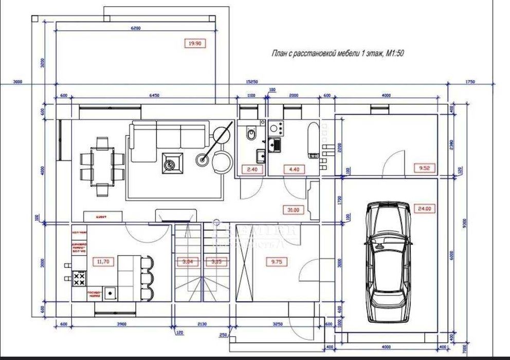 У продажу будинок біля озера з гаражем