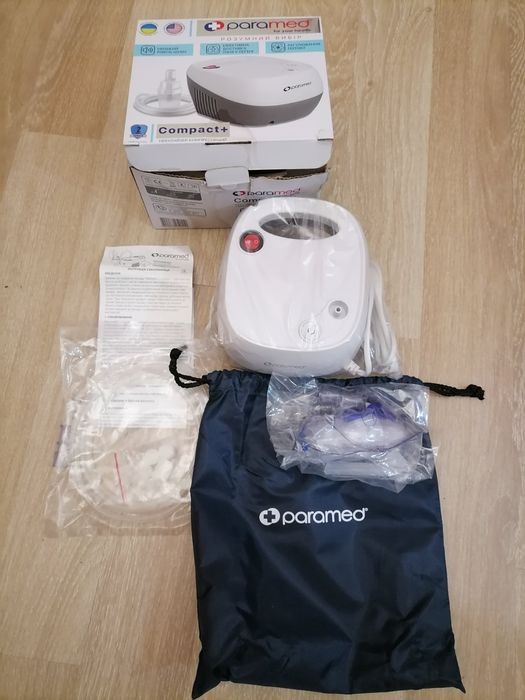 Ингалятор (небулайзер) Paramed Compact Plus компрессорный