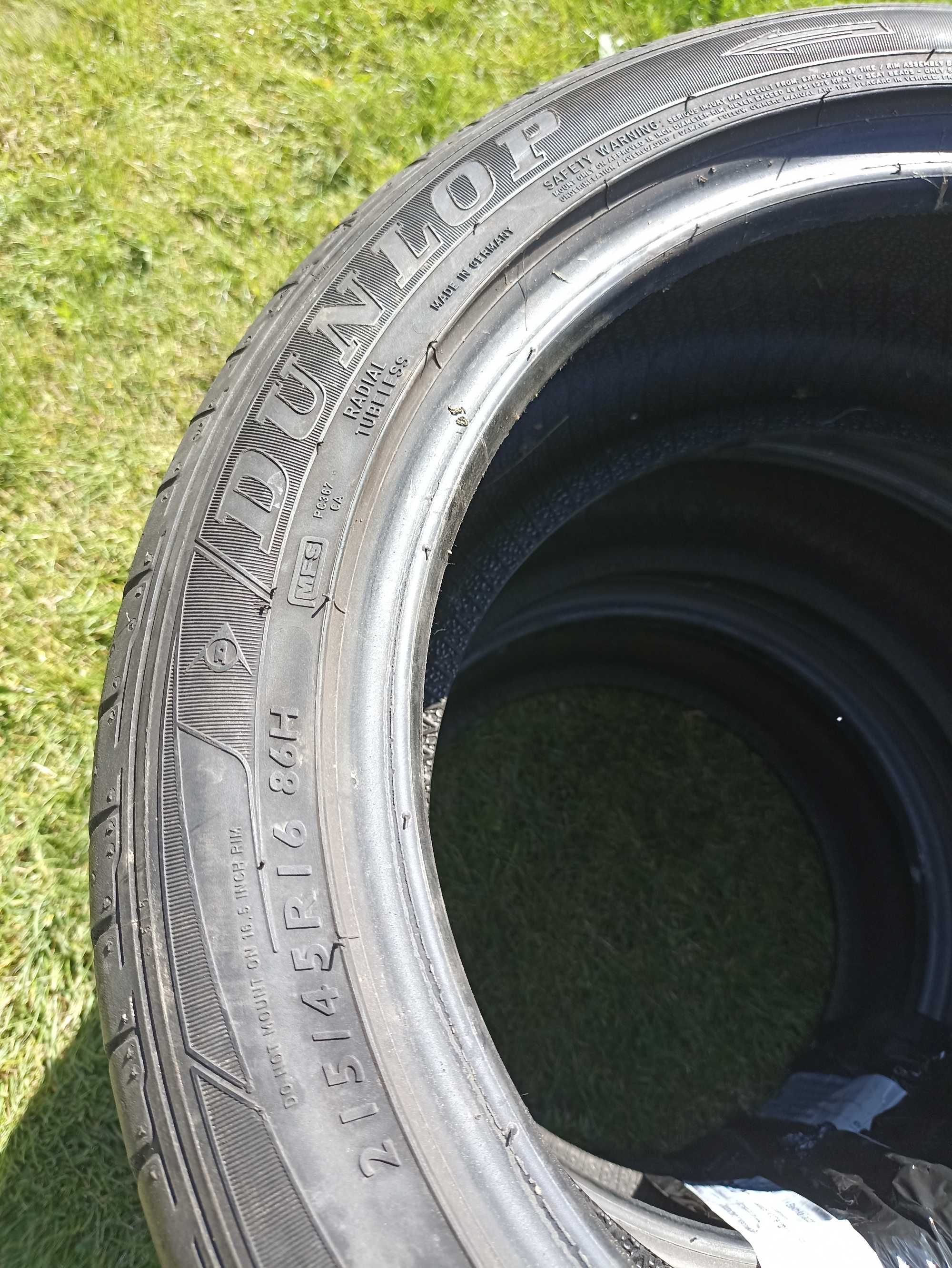 Opony letnie 4 szt. Dunlop Sport Maxx 215/45 R16  86H 7mm