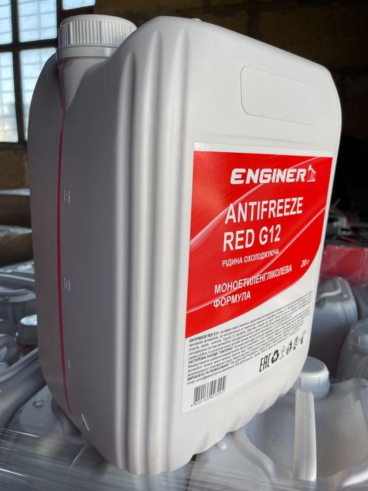 Антифриз червоний ENGINER ANTIFREEZE RED G12 20л