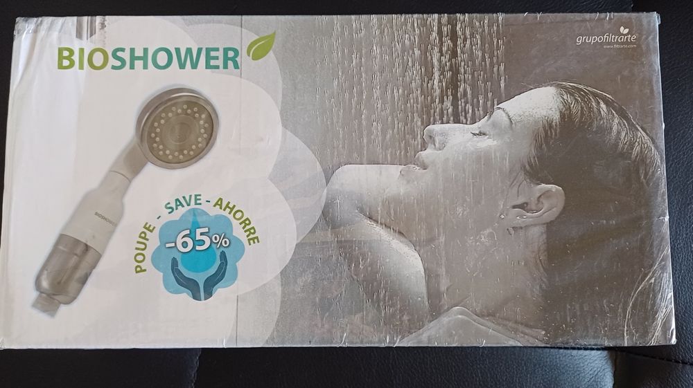 Chuveiro purificador com poupança de água