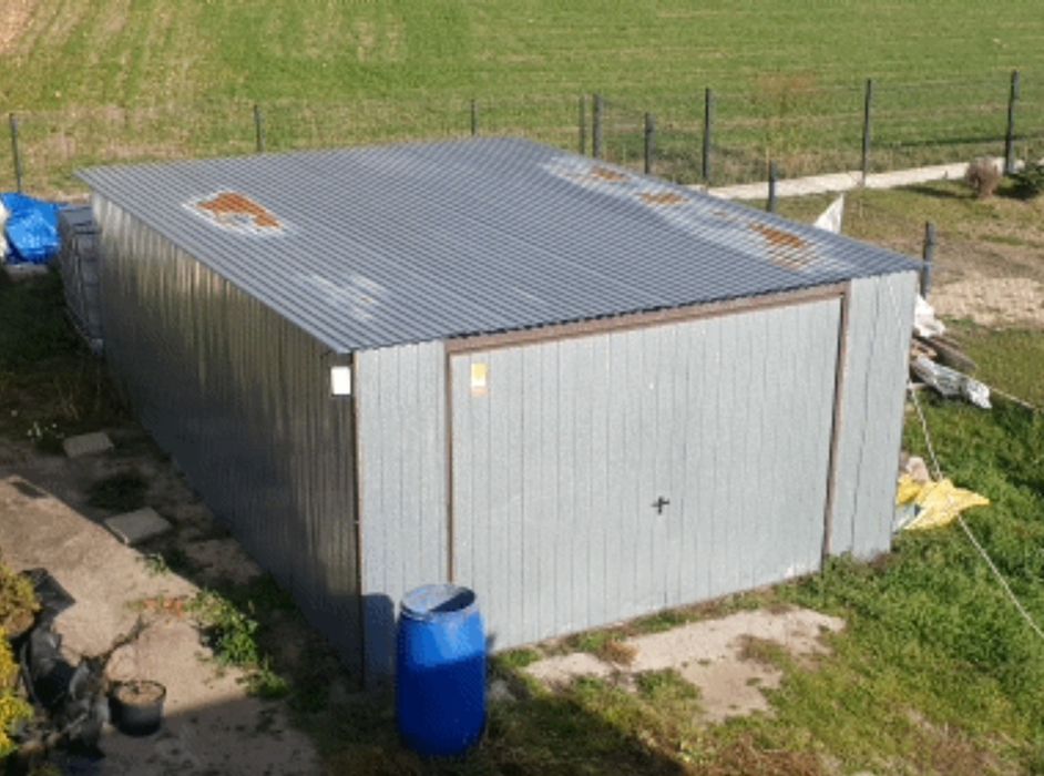 Garaż blaszany blaszak 4m X 6m 4x6 6x4