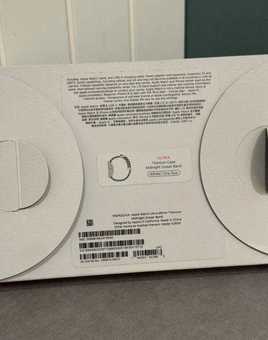 Apple watch ultra Titanium 49mm